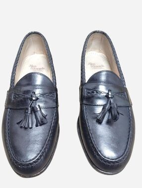 Allen Edmonds Black Leather Tassel Men's Loafers Size 11.5 Made In USA